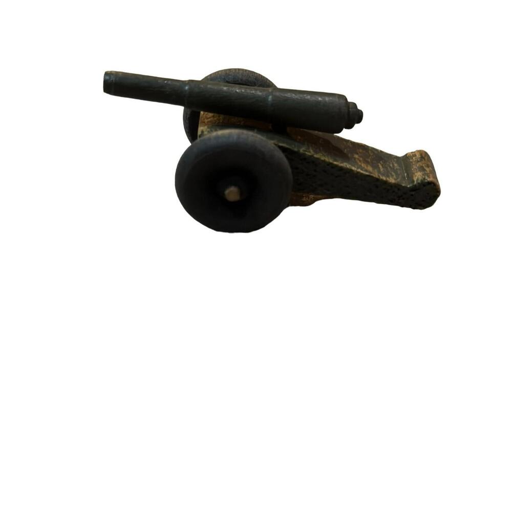 Vintage Wood Toy Field Military Artillery Cannon Collectible - Picture 2 of 7